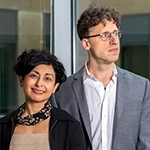 photo of Sonia Vallabh and Eric Minikel.
