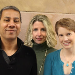 Photo of Venki Murthy, Beth Stevens, and Jenelle Wallace