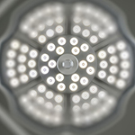photo of a surgical lamp