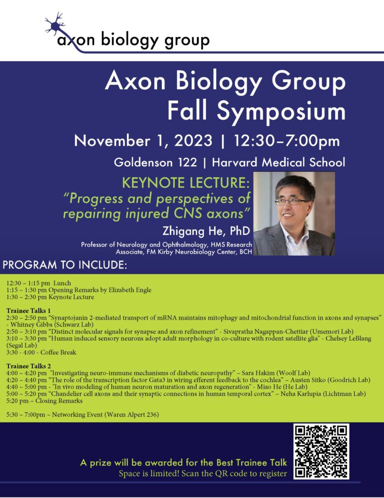 Fall Symposium Axon Biology Group Fall Symposium - Harvard Brain Science Initiative