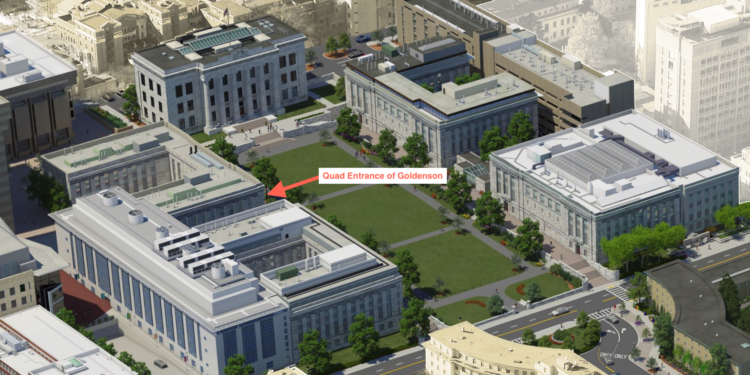 Map showing location of Goldenson 101 at Harvard Medical School
