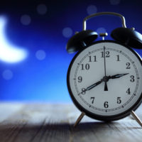 Alarm clock in the middle of the night