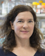 Portrait of Lisa Goodrich in her lab