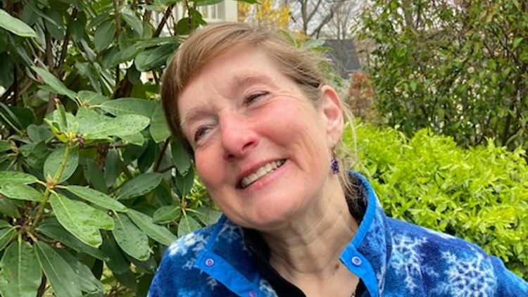 Portrait of Barbara outside