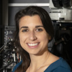Portrait of Anne Takesian in her lab