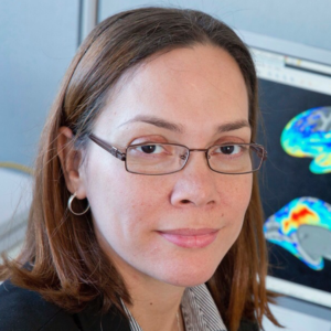 Yakeel Quiroz in her lab