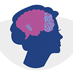 Brain cells naturally acquire mutations as they age. In Alzheimer’s, this process is accelerated, and the pattern of mutations is suggestive of oxidative damage. (Images: Adobe Stock. Illustration: Sebastian Stankiewicz/Boston Children’s Hospital)