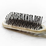 photo of a hair brush