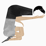 illustration of a person grieving