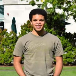 Xavier du Maine in the HMS quad