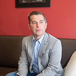 Leading suicide-prevention researcher Matthew K. Nock, Edgar Pierce Professor of Psychology. Photo by Harvard Staff Photographer Kris Snibbe.