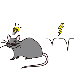cartoon of a mouse