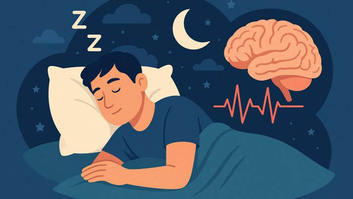 REM sleep and vagal nerve activity may play a crucial role in how the brain recovers from fear. These findings could open the door to innovative therapies for PTSD and related conditions. Image generated by Cagri Yuksel.